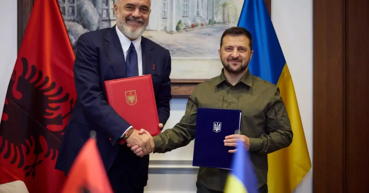 Зеленський та Прем'єр Албанії обговорюють тиск на РФ