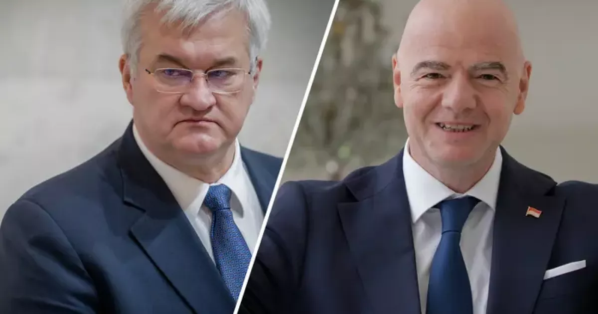 «Моральний дегенерат»: Сибіга жорстко розкритикував президента ФІФА за ідею повернути Росію