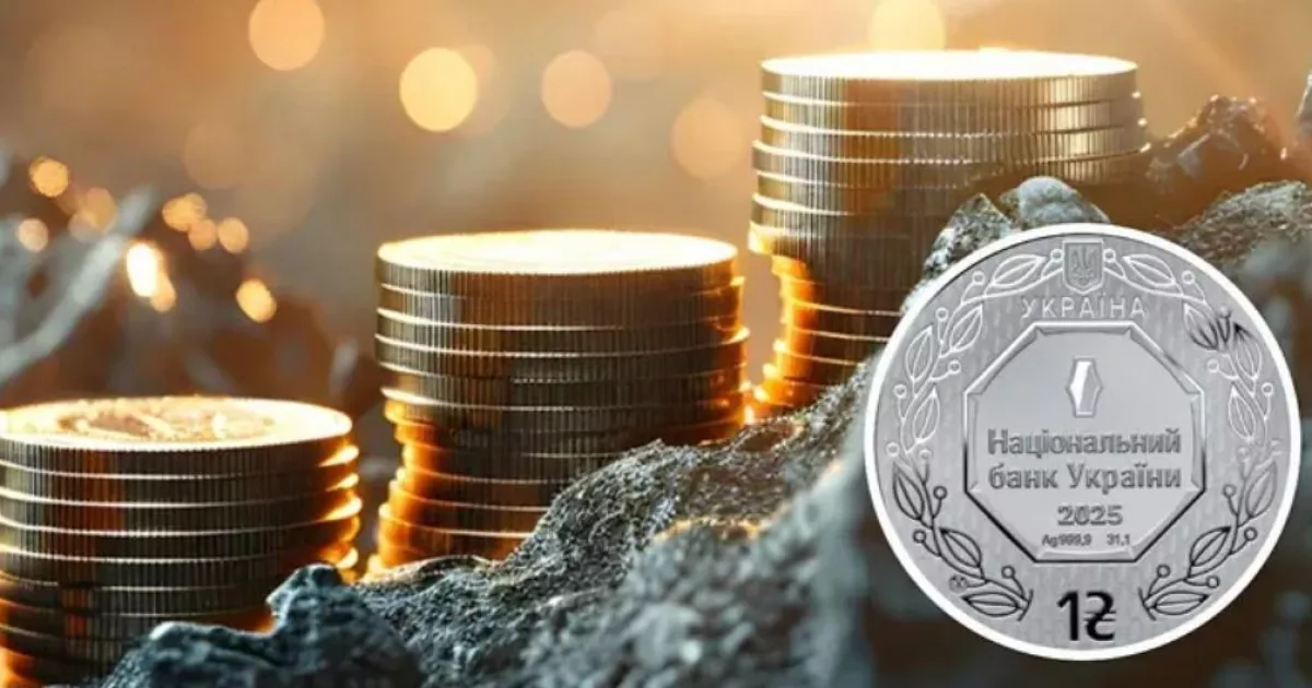 Нацбанк продає срібну гривню з унікальним дизайном: який вигляд має