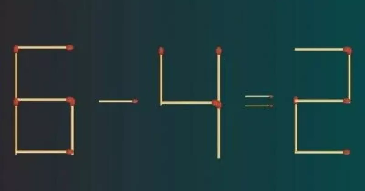 Пересуньте один сірник: швидка головоломка на кмітливість