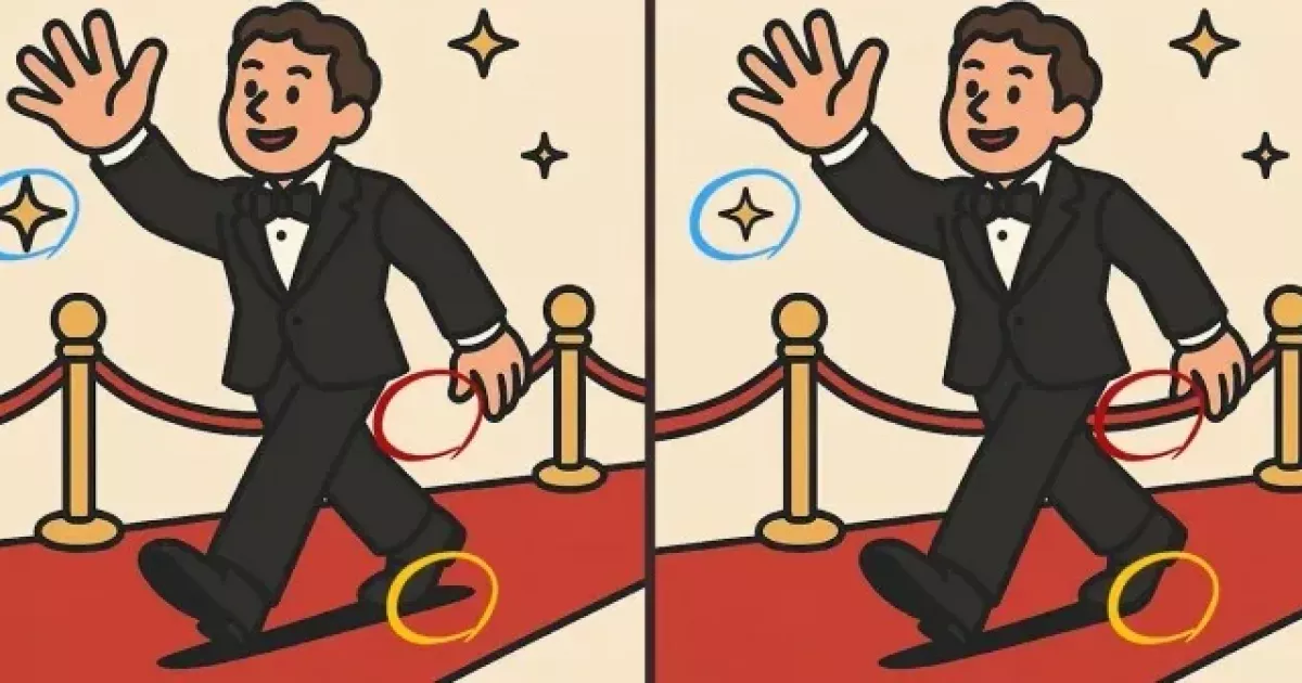 Знайдіть 3 відмінності: цікава головоломка