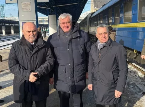 До Києва прибули з візитом глава ОБСЄ і генсек організації: що відомо. Фото